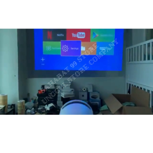 COD Taffware Proyektor Mini Portable Android 11 WiFi Bluetooth 200 ANSI - HY300 / Proyektor Tv Ke Dinding / Proyektor Untuk Hp Android / Proyektor Hy 300 Android Pc iOS / Proyektor Tv Layar Lebar