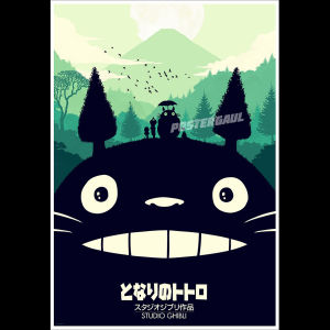 Poster XJumbo REPRODUKSI POSTER FILM : MY NEIGHBOR TOTORO XJFJP515 - ukuran 51 x 75 cm\nPoster XJumbo NE ZHA 2 (Teaser B) XJFJP620 - ukuran 51 x 75 cm\nPoster XJumbo NE ZHA 2 (style A) XJFJP619 - ukuran 51 x 75 cm