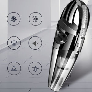 Máy hút bụi xe ô tô mini cầm tay nhỏ gọn tiện lợi máy hút bụi không dây công suất lớn 120W hút sạch bụi nhỏ bụi trên xe hơi bụi nhà gia đình - Thiết bị chăm sóc nội thất ô tô