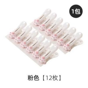 Elastic Cat Claws Non-Slip Clothespin Soft Rubber Elastic Cat Claw Food Seal Clip Windproof Mini Cat Claws Underwear Clip