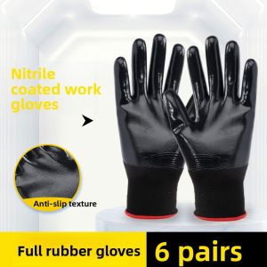 abeso | Mechanical Repair Oil-Resistant Gloves Anti-Oil Waterproof Puncture-Resistant Nylon Quick-Dry Sweat-Absorbing Odorless