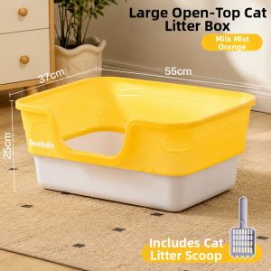 deli | Open Large Capacity Cat Litter Box