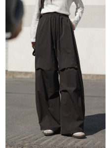 High Waist Loose Trousers Straight