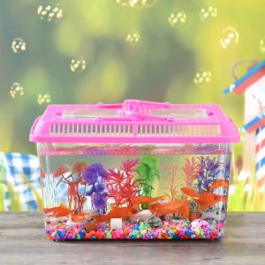 Cây Thủy Sinh Mini Bằng Nhựa Trang Trí Bể Cá Cảnh Mẫu B Mô Hình Thực Vật Thủy Sinh Đa Sắc Decor Không Gian Thủy Sinh