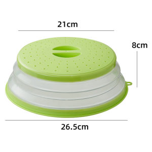 Microwave Splash Guard Foldable Food Plate Microwave Cover Splash Guard for Plates and Bowls Kitchen Tools Kitchen Cooking Lid