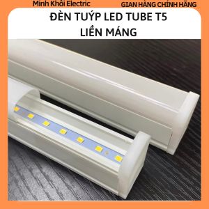 đèn led tuýp T5 tube liền máng 6W 03 mét Ánh Sáng Trắng Vàng