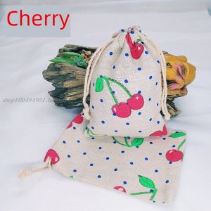 10 * 14cm Drawstring Printing Festival Event Cotton Bag