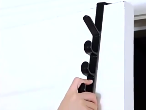 Gantungan baju pintu lemari topi tas 5 Hook tanpa paku/hanger gantungan baju hanger jemuran pakaian multifungsi serbaguna U31