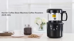 Máy rang hạt cà phê công nghệ gia nhiệt không khí chuyên nghiệp thương hiệu Cafemasy CCR-305 1400W - Hàng chính hãng