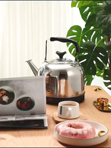 8L Large Capacity 💧304 Stainless Steel Electric Kettle with Automatic Power-Off and Keep-warm Function. Suitable for household use boiling water and tea. Cerek elektrik keluli tahan karat 不鏽鋼電水壺