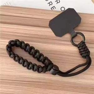 Handwoven Adjustable Universal Mobile Phone Wrist Strap Short Lanyard Outdoor Sports Convenient Safety Anti-Drop Rope