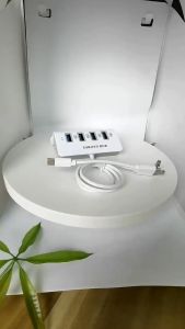 Bộ chia 4 cổng USB kết nối OTG - HUB USB đa năng kết nối đa dạng đầu chuyển tích hợp giá đỡ cho điện thoại