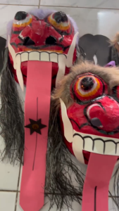 Mainan tradisional Topeng Leak / Topeng Leak Bali / Topeng Khas Bali / Topeng Tradisional Leak Bali