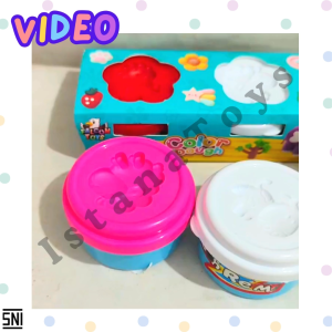 MwnToys Mainan Edukasi Colour Dough 4pc AR1012