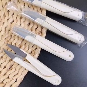 U-Shaped Small Scissors Stainless Steel Scissors Household Safety Fishing Line Suture Scissors