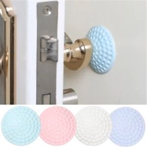 Karet pengaman pintu bulat silikon penahan pintu door stopper pengaman ujung meja lemari