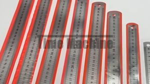10 To 50cm Stainless Steel Metal Ruler Double-Sided High Quality School Supplies For School Supplies Office Supplies