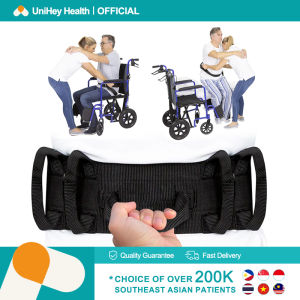 【UniHey】Patient Gait Belt Elderly Transfer Belt Walking Assist Waist Traction Moving Lift Sling