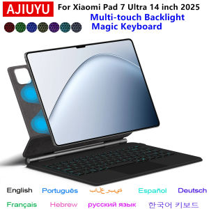 Magic Keyboard for Xiaomi Pad 7 Ultra 14 Inch Case Mi Pad 7 Ultra 14" 2025 Tablet Smart Book Cover Folio Multi-touch Backlight