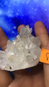 Đá thạch Anh trắng pha lê tự nhiên trong suốt vàng Citrine thanh tẩy thiền định tarot cực mạnh Clearly Quartz Natural 88