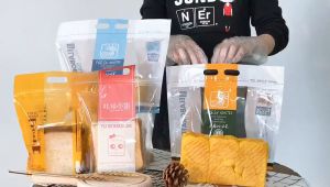 450g Bread Self sealing ZipLock Toast/ Sliced Bread Plastic Packaging Bag/Loaf Bread Bag Bekas Roti Plastik Roti Pastry