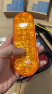 Đèn hậu xe tải hình bầu dục. Đèn trang trí sau xe tải SD 2019 điện 12/24v.