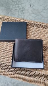Genuine Leather Bifold Short Wallet For Men Shopbags FA27