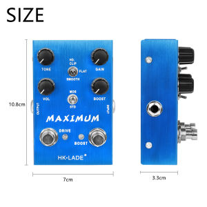 IRIN | HK·LADE Electric Guitar Effect Pedal 10 BAND EQ Equalizer MAXIMUM Overdrive Extreme Metal Distortion True Bypass Effects Pedal