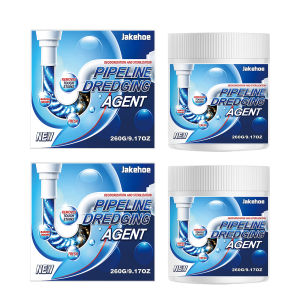 JAKEHOE Pipeline Dredging Agent Removing Grease Buildup Eliminate Pipe Odor Prevent Clogging Fast-Acting Powerful Drain Cleaner