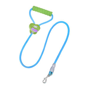 BORORO Dog Leash Plush Toy Accesory Bubble Cotton Handle Lightweight Design Anti Pull Durable Polyester