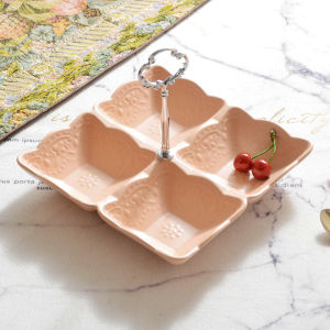 Bát Đựng Trái Cây Bằng Gốm Sứ Kiểu Châu Âu Bát Đựng Hạt Bí Ngô Bát Đựng Đồ Ăn Nhẹ Bát Đựng Kẹo Bát Đựng Trái Cây Hình Vuông