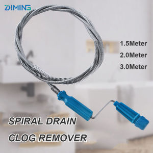 Drain Cleaner Spring Clog Remover Tool Toilet Pump Plunger Kitchen Sink Stainless Steel Sink Stainless For Kitchen Kitchen Bar Sinks