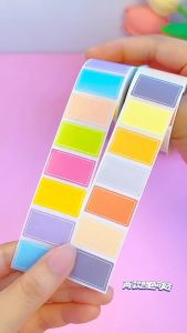 Stiker Label Tag Nama 15 x 25 cm & Stiker Marker Index Notes 15 x 25 mm (1 Roll isi 500pcs)