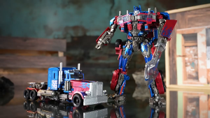 Larger version 24CM Commander Optimus Prime model alloy material Transformers model toy