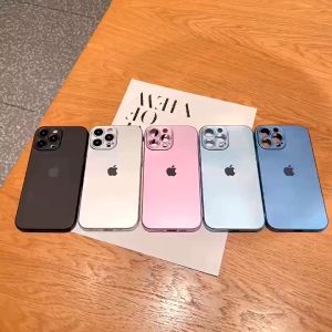 Casing iPhone 11 11 Pro Max X XS MAX XR 7 8 Plus 7 8 SE 2020 Softcase Metallic Premium TPU Matte Deep Purple Full Covered Kamera