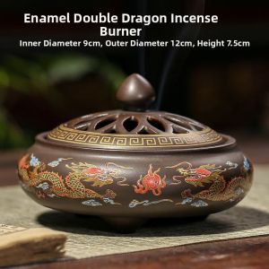 Ancient Style Ceramic Incense Burner for Sandalwood and Agarwood