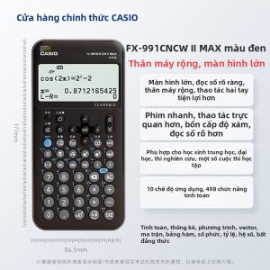 Casio | Máy Tính Khoa Học cho Thi Vào Đại Học và Thi Chuyên Ngành