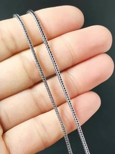 SHISHANGMEIDI | 925 Silver Versatile Vintage Long Necklace Without Pendant