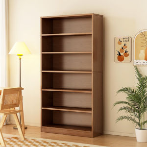 Multi-layered Wall-leaning Bookshelf for Home Living Room Storage