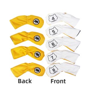 Dominant | Cartoon Akita Embroidery Waterproof Golf Iron Covers 9pcs/Set
