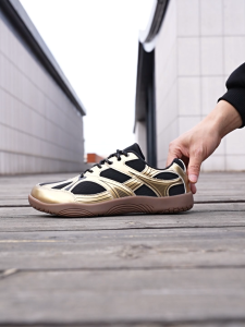 Boys sports shoes casual wide last toe childrens board shoes new waterproof leather surface boys barefoot comfortable running shoes