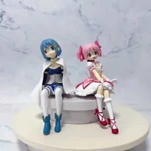 Bandai | 18cm Puella Magi Madoka Magica Aniem Figure Kaname Madoka Action Figure Magic Girl Model Decor Statue Dolls Toys Christmas Gift