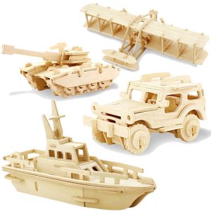 JIFANPAUL | Bộ Ghép Hình 3D Gỗ Giáo Dục DIY