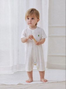 babylove | Summer Thin Short Sleeve Bamboo-Cotton Breathable Babysuit