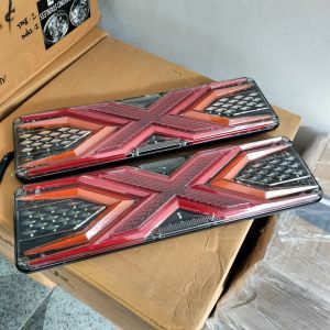 Stoplamp Lampu Rem Belakang Truk Universal Model X Men 12-24Volt
