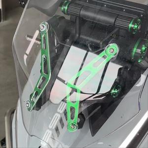 SEMSPEED CNC Front Windscreen Windshield Wind Shield Bracket Mount Cover For Zontes 368g 400g 2024-2026