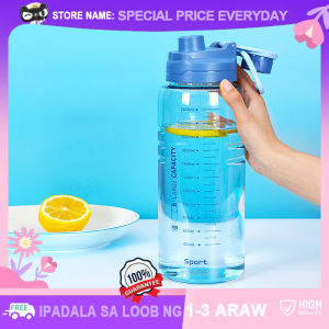 1.5L Extra-large Capacity Water Bottles with Scale Marker and Carry Handle  Outdoor Sports Camping on-go Trip Leak-proof Portable Water Drinking Tumbler Gym Fitness Drink Cups