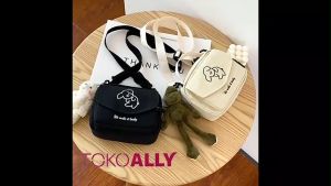 Tas Selempang Dog Sling Mini & Tas Slempang Wanita Kanvas
