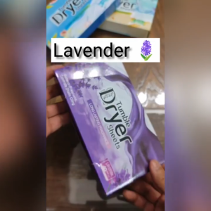 [ HQ ] LAVENDER DRYER SHEET LAUNDRY DOBI Segar Anti-Kedut Anti-Wrinkles Fabric Softener #DELOURVA