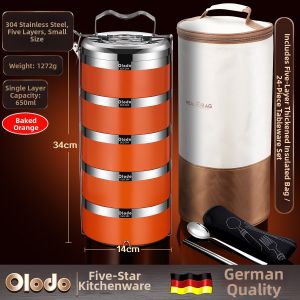 Olodo | Insulated Multilayer Portable Lunch Box
